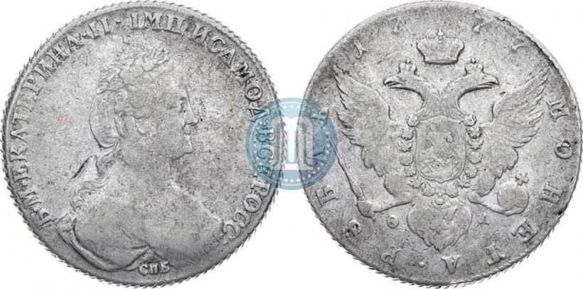 Picture 1 rouble 1777 year СПБ-ФЛ 