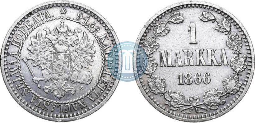 Фото 1 марка 1866 года S 