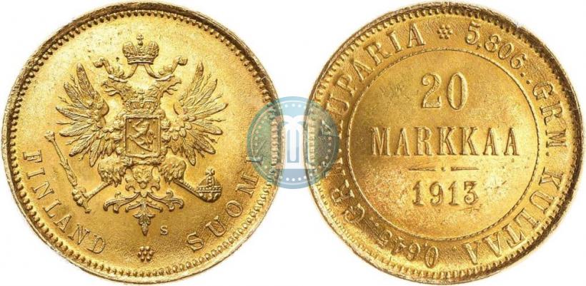 Picture 20 markkaa 1913 year S 