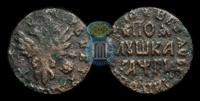 Фото Полушка 1713 года  