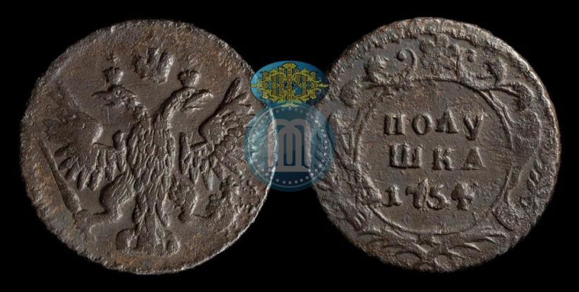 Фото Полушка 1754 года  