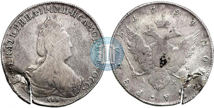 Picture 1 rouble 1794 year СПБ-АК 