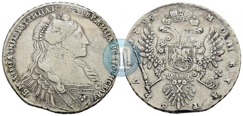 Picture 1 rouble 1735 year  