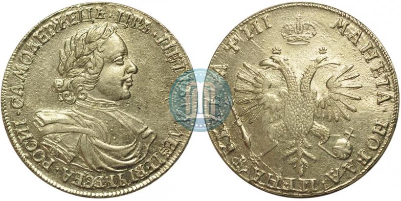 Picture 1 rouble 1718 year OK-L 