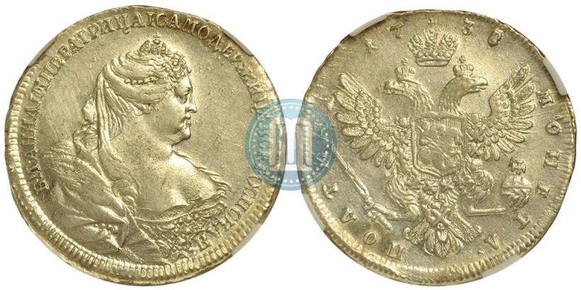 Picture Poltina 1738 year  "Moscow type"
