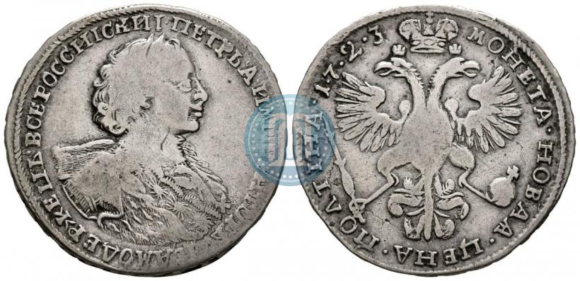 Picture Poltina 1723 year  "Portrait with ermine mantle"