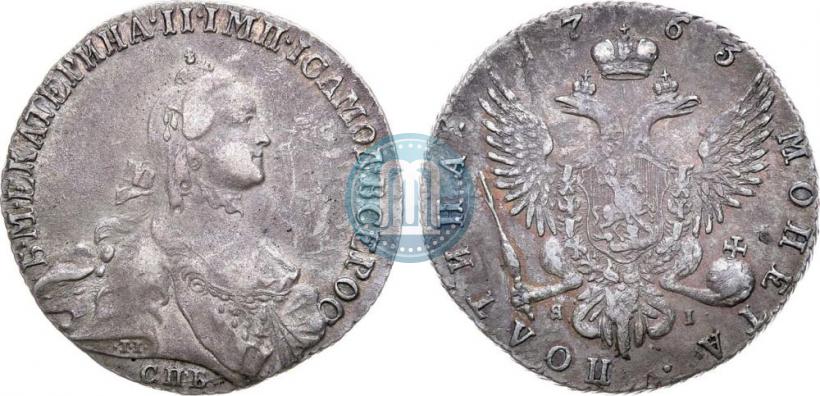 Picture Poltina 1763 year СПБ-ЯI 