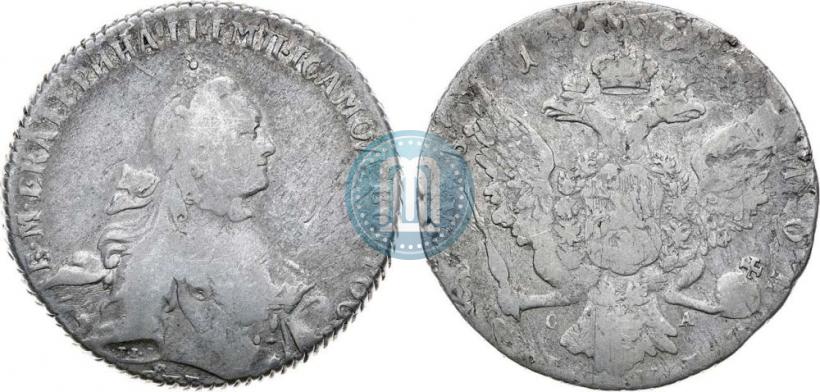Picture 1 rouble 1764 year СПБ-СА 