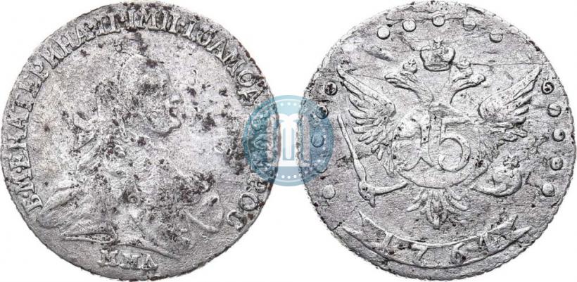 Picture 15 kopecks 1764 year ММД 