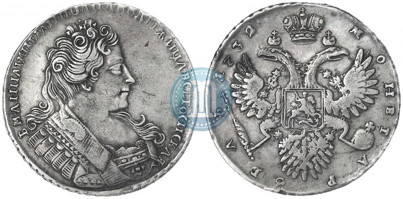 Picture 1 rouble 1732 year  