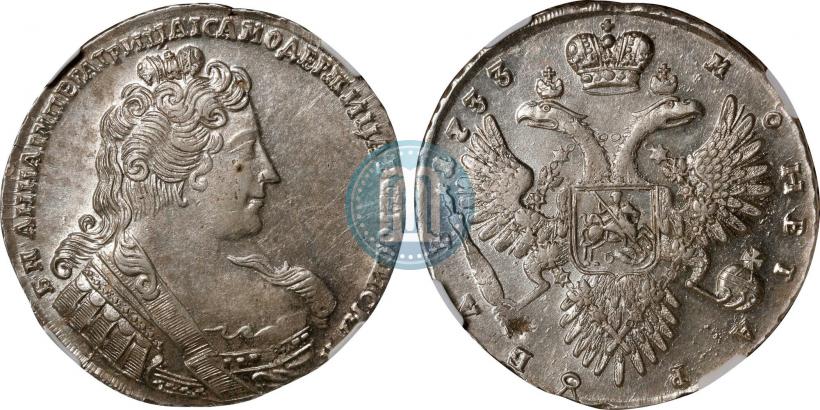 Picture 1 rouble 1733 year  