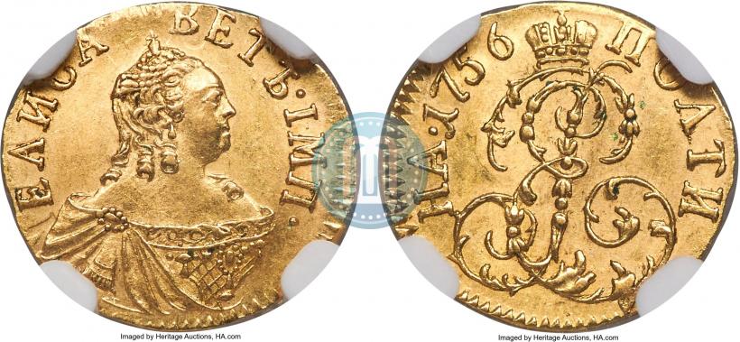 Picture Poltina 1756 year  