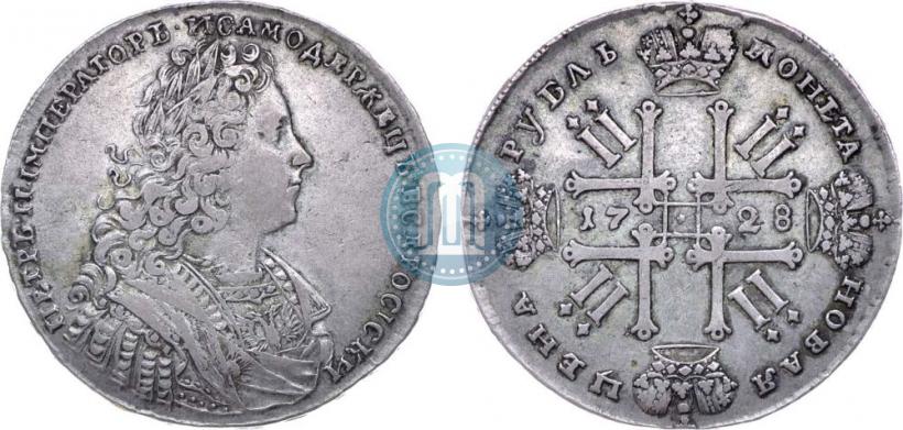 Picture 1 rouble 1728 year  "Type of 1728"