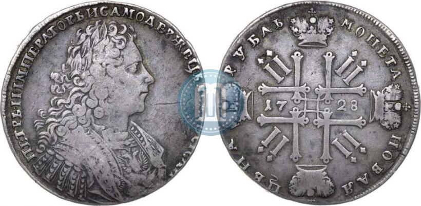 Picture 1 rouble 1728 year  "Type of 1728"
