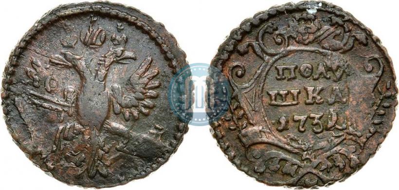 Picture Polushka 1734 year  