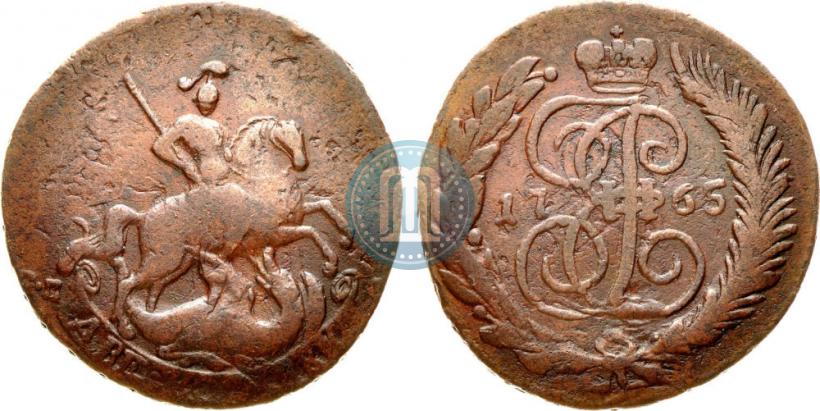 Picture 2 kopecks 1765 year СПМ 