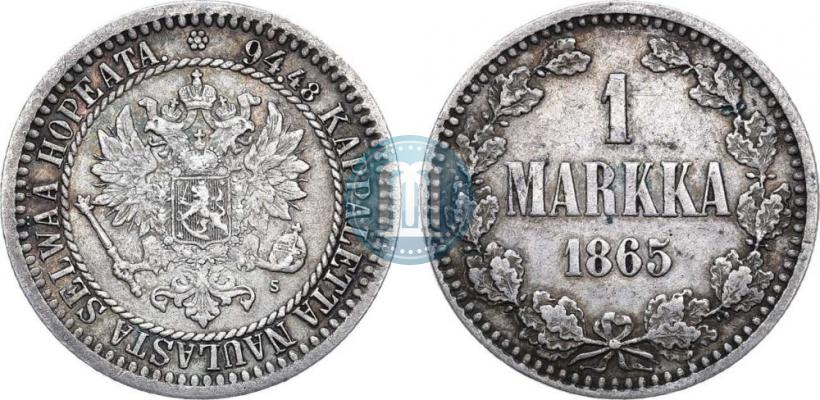 Фото 1 марка 1865 года S 