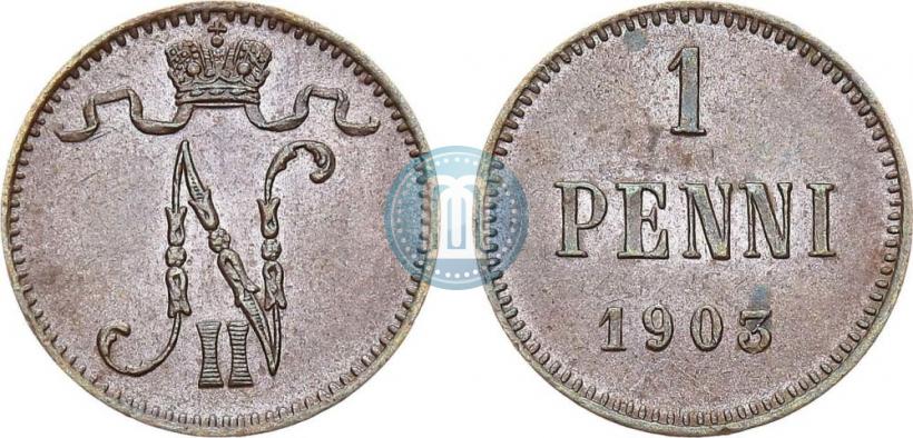 Picture 1 penni 1903 year  