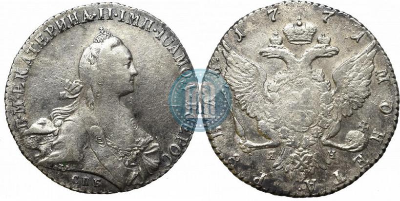 Фото 1 рубль 1773 года СПБ-ЯЧ-Т.И. 