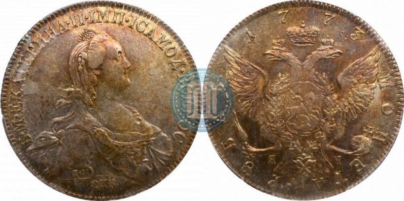 Picture 1 rouble 1773 year СПБ-ЯЧ-Т.И. 