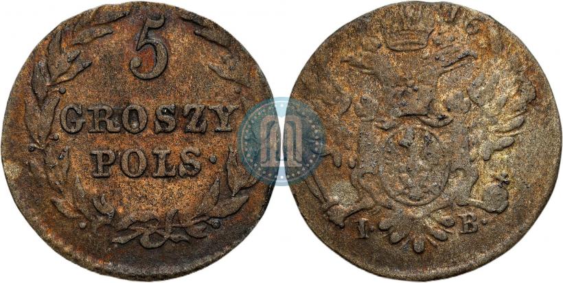 Picture 5 groszy 1816 year IB 