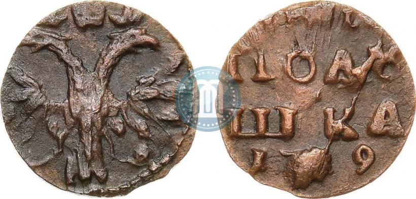Фото Полушка 1719 года  