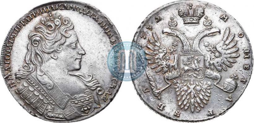 Picture 1 rouble 1732 year  