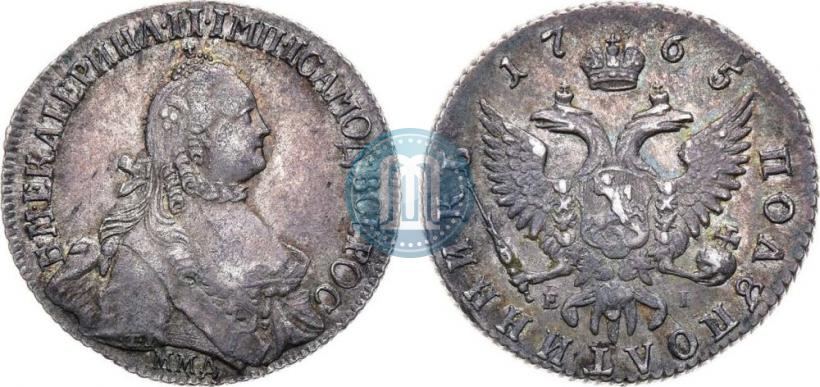 Фото Полуполтинник 1765 года ММД-EI-Т.I. 