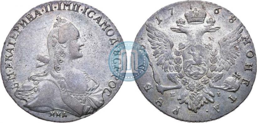 Picture 1 rouble 1768 year ММД-EI 
