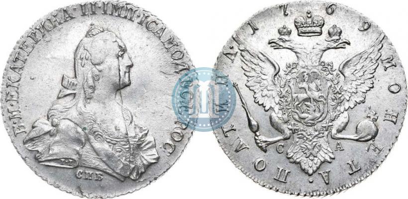 Picture Poltina 1769 year СПБ-СА 