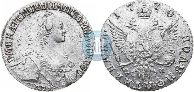 Фото Полуполтинник 1770 года ММД-ДМ 