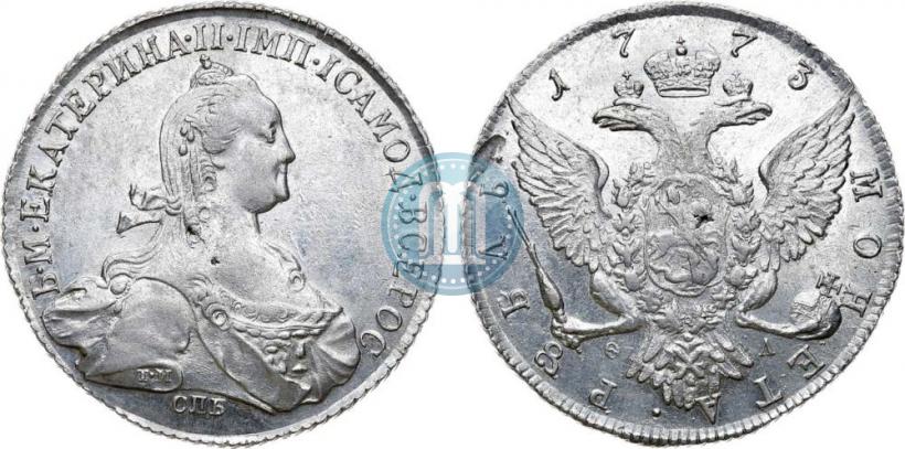 Picture 1 rouble 1773 year СПБ-ФЛ 