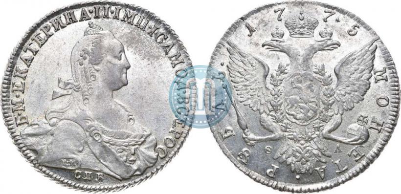 Picture 1 rouble 1775 year СПБ-ФЛ 