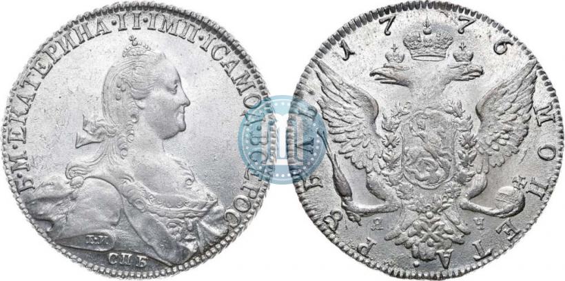 Picture 1 rouble 1776 year СПБ-ЯЧ 