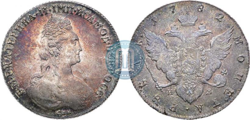 Picture 1 rouble 1782 year СПБ-ИЗ 