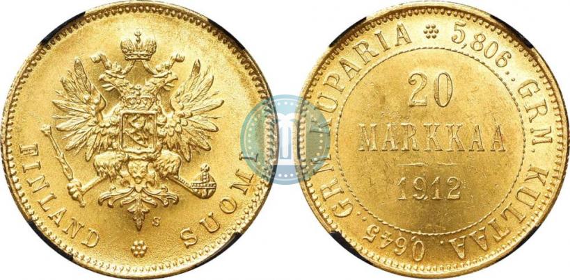 Picture 20 markkaa 1912 year S 