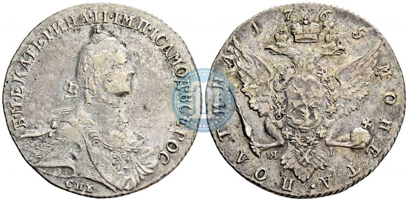 Фото Полтина 1765 года СПБ-ЯI 