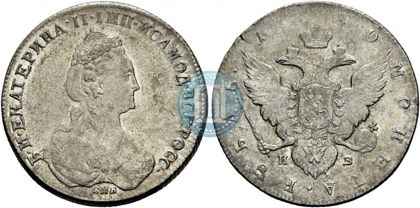 Фото 1 рубль 1780 года СПБ-ИЗ 