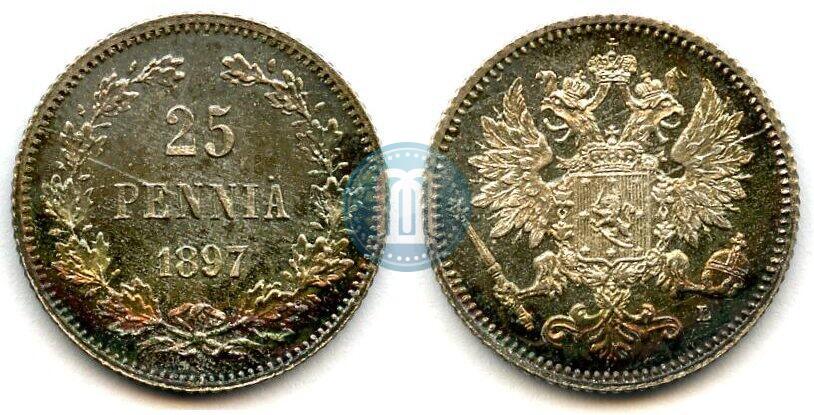 Фото 25 пенни 1897 года L 