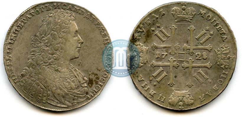 Picture 1 rouble 1728 year  "Type of 1728"