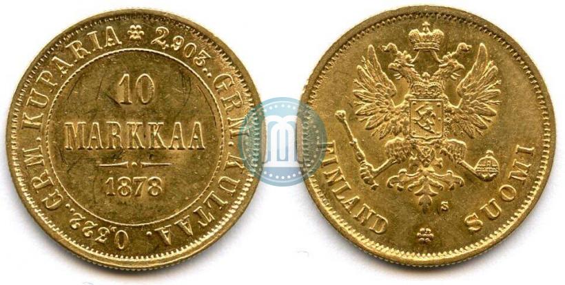 Picture 10 markkaa 1878 year S 