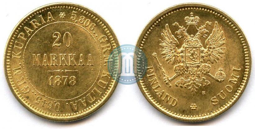Picture 20 markkaa 1878 year S 