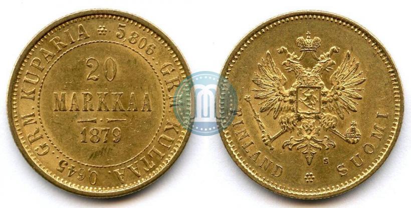 Picture 20 markkaa 1879 year S 