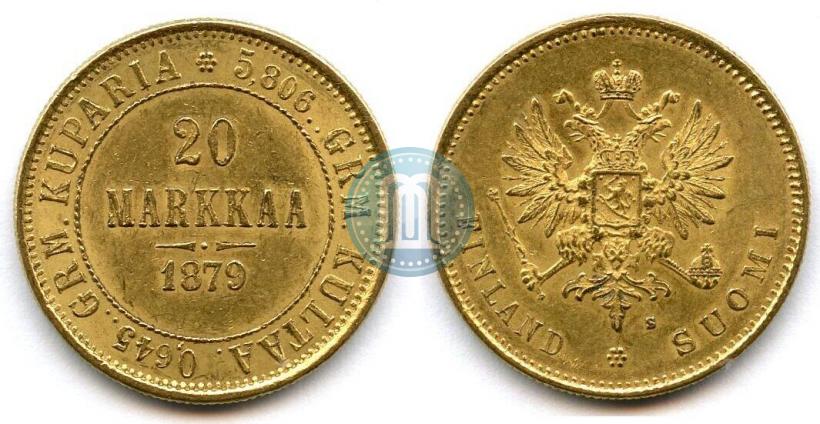 Picture 20 markkaa 1879 year S 
