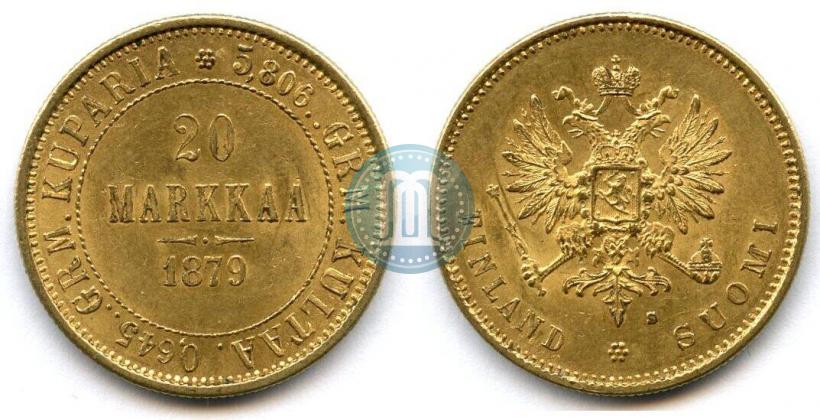 Picture 20 markkaa 1879 year S 