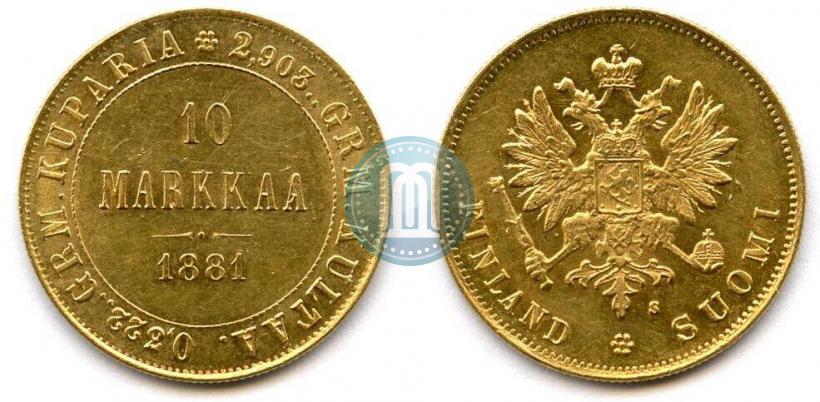 Фото 10 марок 1881 года S 
