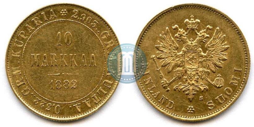 Picture 10 markkaa 1882 year S 