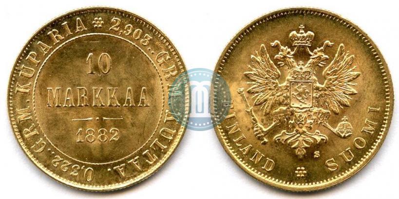 Picture 10 markkaa 1882 year S 