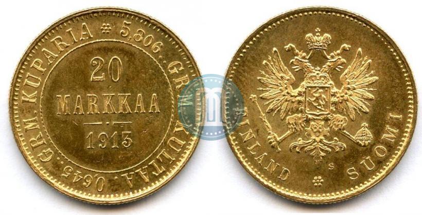Picture 20 markkaa 1913 year S 