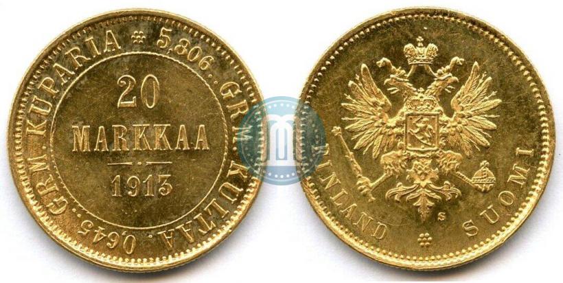 Picture 20 markkaa 1913 year S 